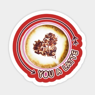 Latte Lovers - Heart Sticker